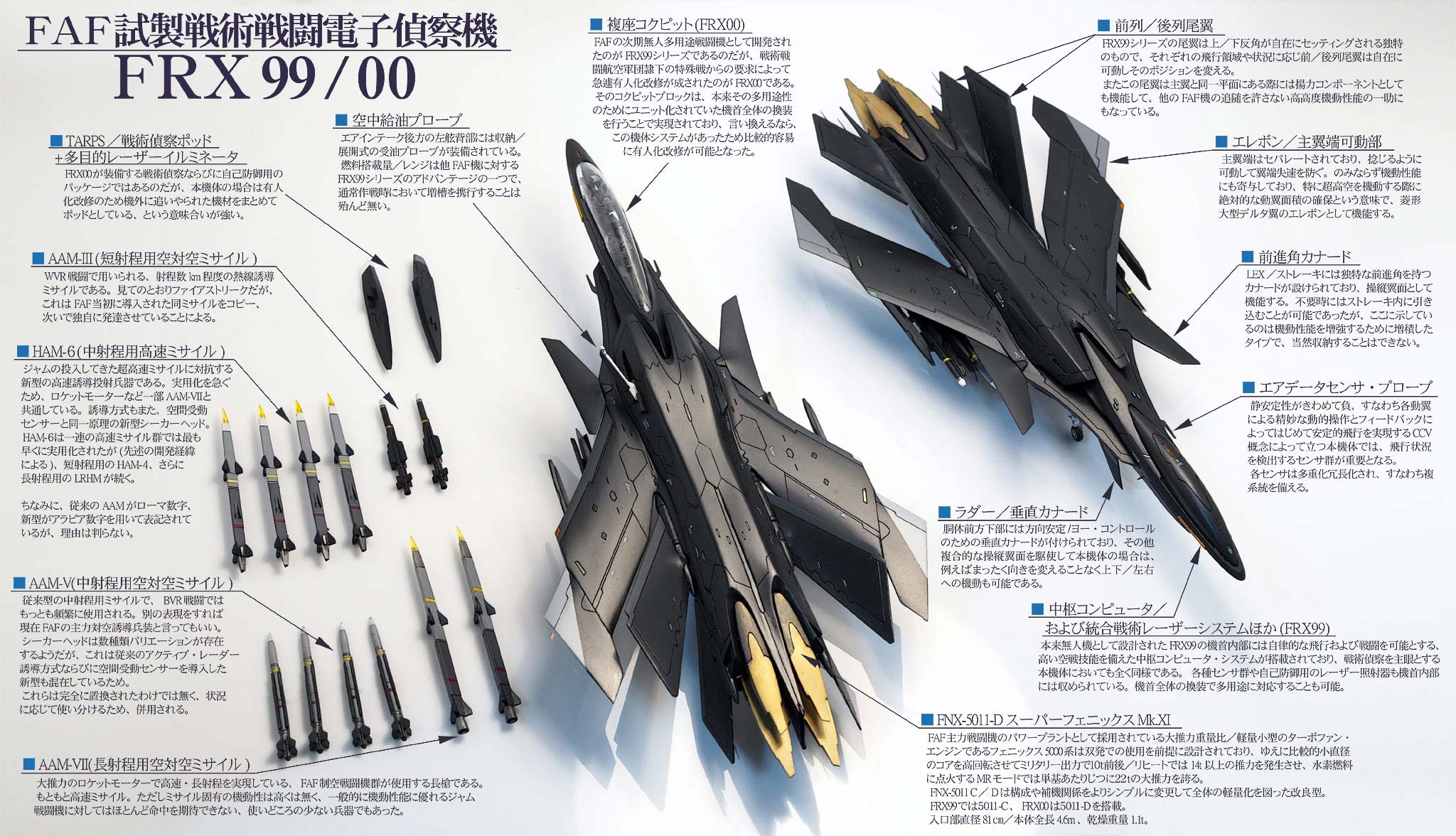 戦術戦闘電子偵察機FRX-99/00・解説